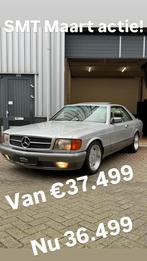 Mercedes-Benz Mercedes S-Klasse 500 SEC 1986 Grijs, Auto's, Mercedes-Benz, Achterwielaandrijving, 4 stoelen, Leder, Bedrijf