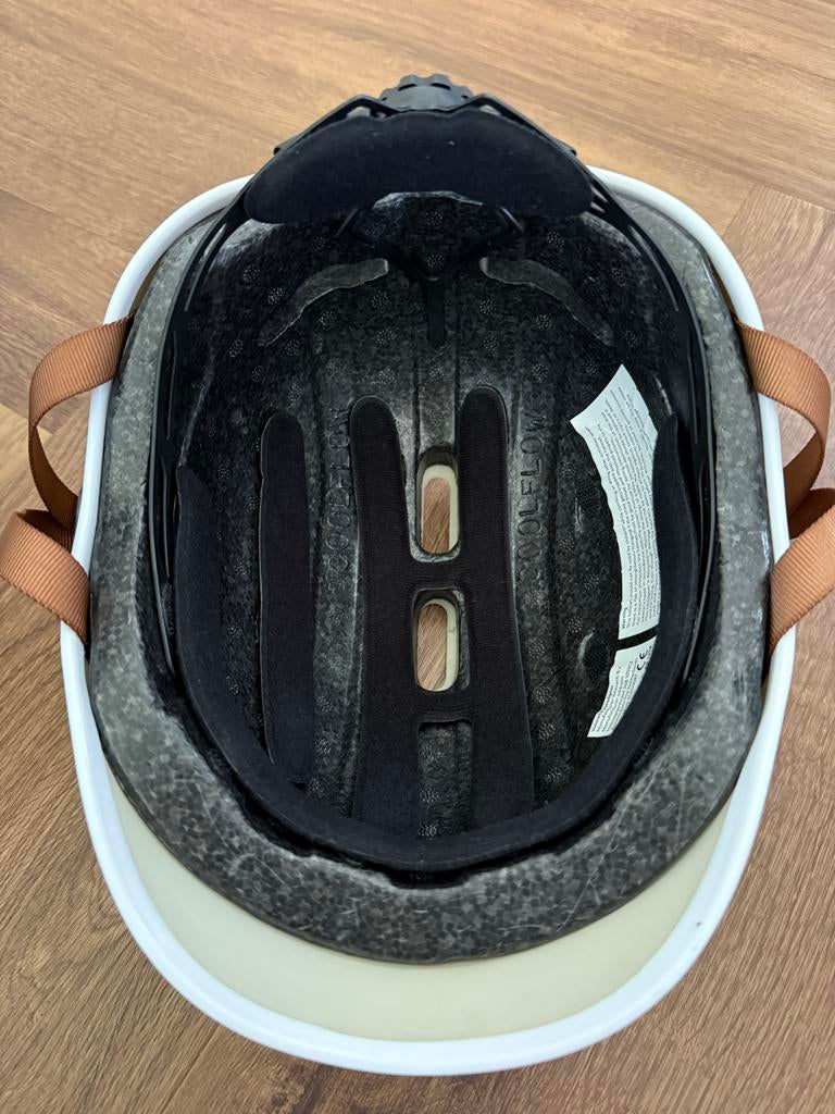 Veloretti fietshelm maat S: 51-55 cm kleur: pebble grey, Fietsen en Brommers, Fietsaccessoires | Fietshelmen, Ophalen of Verzenden