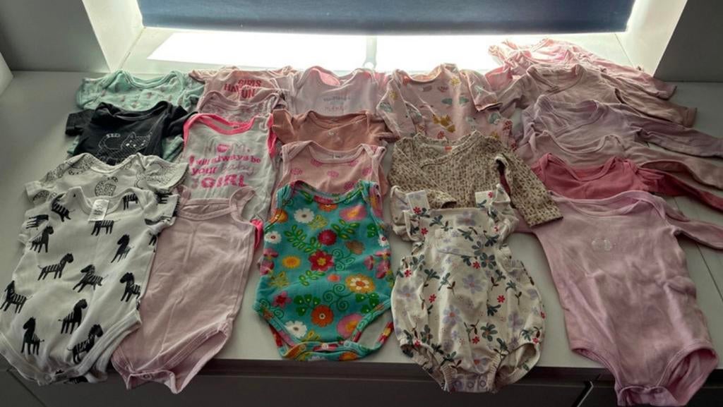 Pakket babykleding meisje 50-56, Ophalen of Verzenden, Gebruikt, Maat 56