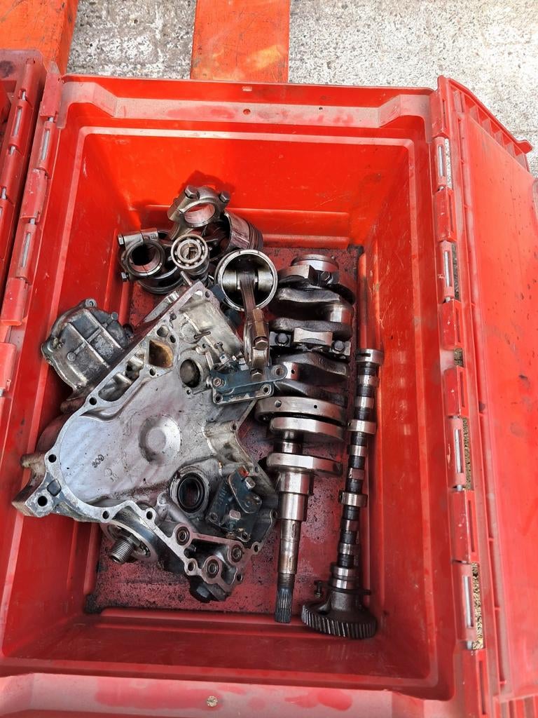 Kubota D850 motor voor onderdelen, Ophalen