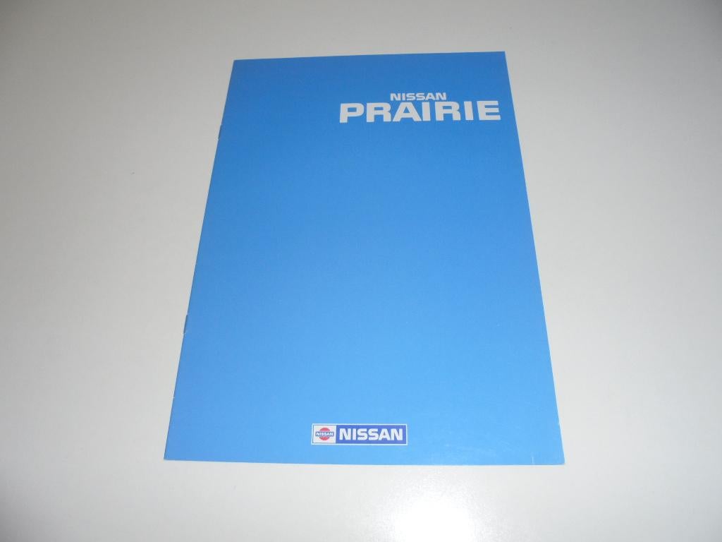 brochure Nissan Prairie  1989, Ophalen of Verzenden, Nieuw, Nissan