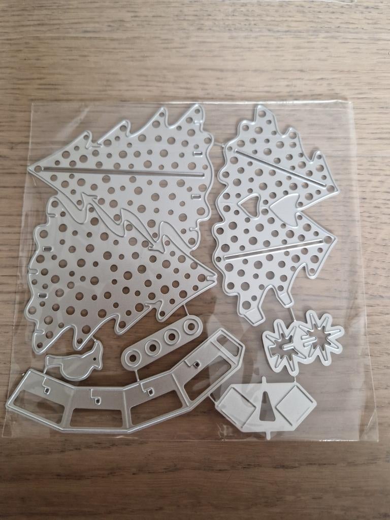 Snijmal voor pop-up kerstboomkaart - Nieuw, Ophalen of Verzenden, Nieuw, Kerst, Pons of Mal