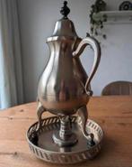 Leuke oude kraantjespot (koffie) + warmhoudplaat, Ophalen of Verzenden, Gebruikt