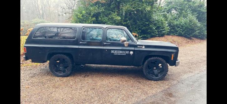 Chevrolet Suburban 1979 Zwart, Auto's, Chevrolet, Particulier, Suburban, LPG, Stationwagon, Geïmporteerd, Zwart, Zwart, Leder