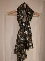 Sjaal met katten print nieuw., Ophalen of Verzenden, Nieuw, Maat 46/48 (XL) of groter, Sjaal