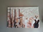 Marilyn Monroe Canvas Schilderij - 80x120 cm, Antiek en Kunst, Kunst | Schilderijen | Modern, Ophalen