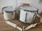 Premier Snaredrum en Tom met houten woodblock, Ophalen of Verzenden, Gebruikt, Premier