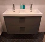 Badkamer meubel z.g.a.n / Dubbele wasbak, Huis en Inrichting, Badkamer | Badkamermeubels, Ophalen, 50 tot 100 cm, Zo goed als nieuw