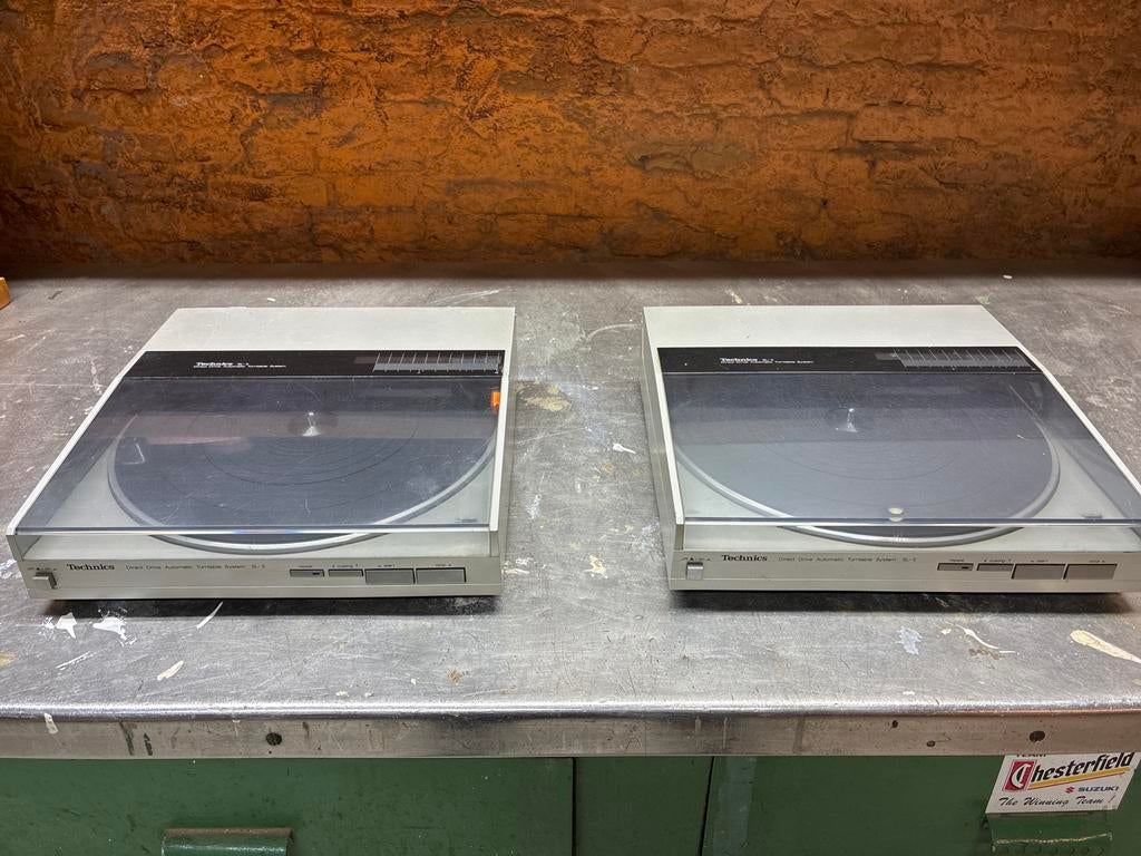 2x Technics SL-5 Direct Drive Automatische Platenspelers, Audio, Tv en Foto, Platenspelers, Ophalen, Gebruikt, Automatisch, Platenspeler