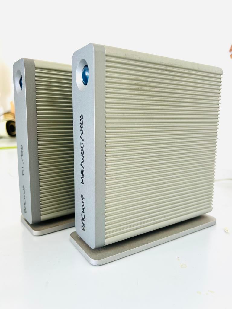 LaCie D2 Next en D2 quadra externe harde schijf aluminium, Ophalen of Verzenden, Zo goed als nieuw, Desktop, USB