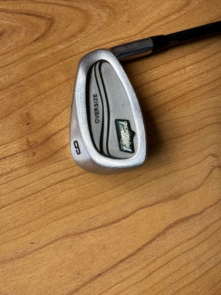 Apron Silver Diamond oversize no.9 golfclub carbon shaft, Ophalen of Verzenden, Gebruikt, Club, Overige merken