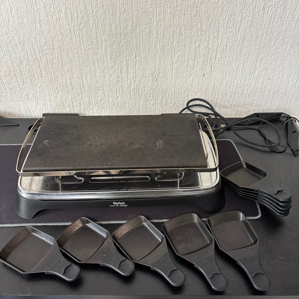 Tefal Raclette Grill Set - Compleet en Goed Werkend, Ophalen, Gebruikt