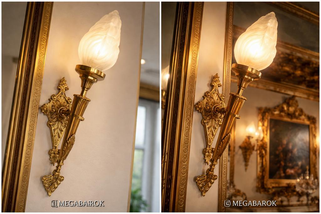Fakkel wandlampen, Huis en Inrichting, Ophalen of Verzenden, Nieuw, Glas, Minder dan 50 cm