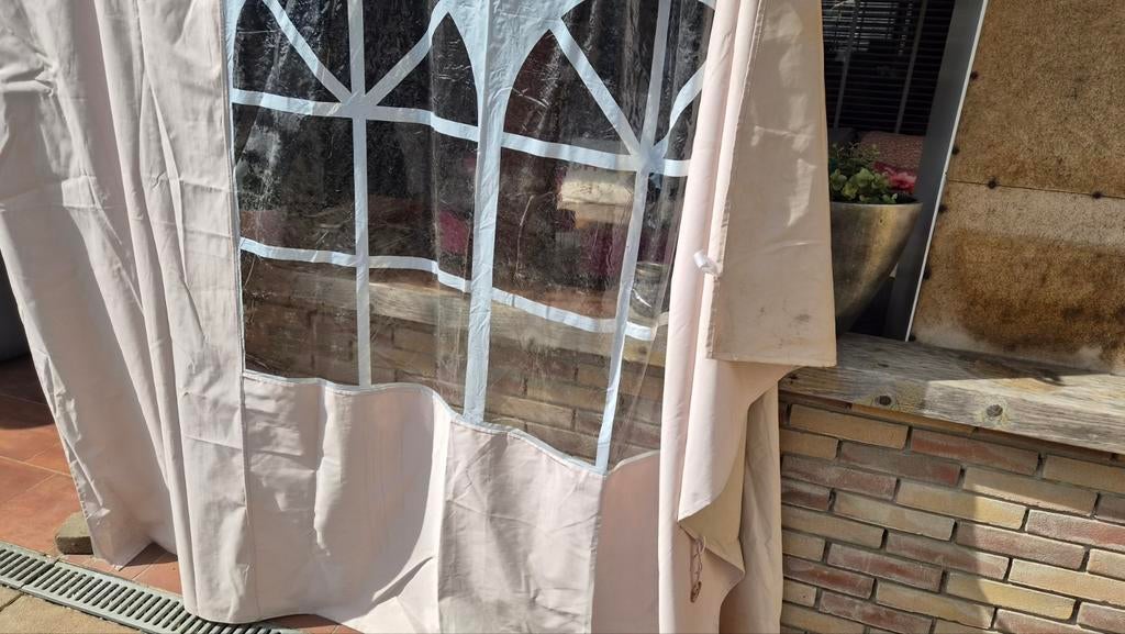 Partytent Zeil met klittenband ringen 3 meter, Ophalen of Verzenden, 160 cm of meer, 160 cm of meer