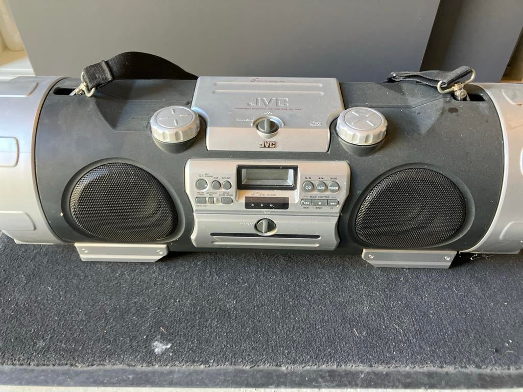 JVC Bouwradio met CD-speler - Robuust en Krachtig, Audio, Tv en Foto, Radio's, Gebruikt, Bouwradio, Met cd-speler, Ophalen
