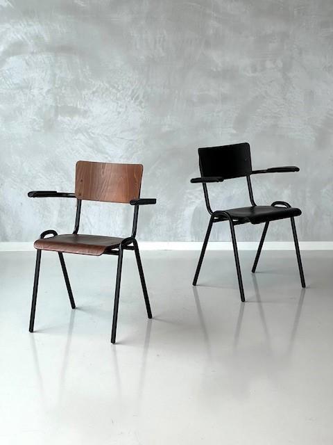 Retro eetkamerstoelen nieuw schoolstoelen armstoel prijs ps, Huis en Inrichting, Stoelen, Nieuw, Vijf, Zes of meer stoelen, Hout