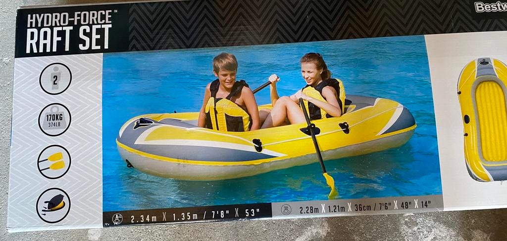 Bestway opblaas boot nieuw in doos, Watersport en Boten, Kano's, Ophalen, Opblaasbaar, Overige typen, Nieuw