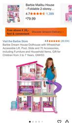 Barbie malibu dream house, Ophalen, Gebruikt, Poppenhuis