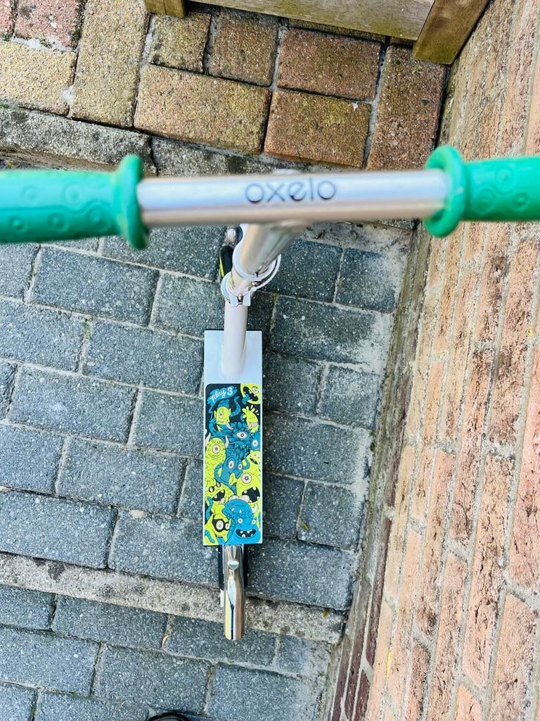 Oxelo Kinderstep met vrolijke print, Fietsen en Brommers, Steps, Gebruikt, Gewone step, Ophalen