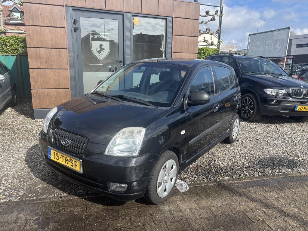 Kia Picanto 1.0 Bling (bj 2007), Auto's, Kia, 4 cilinders, 400 kg, 61 pk, Zwart