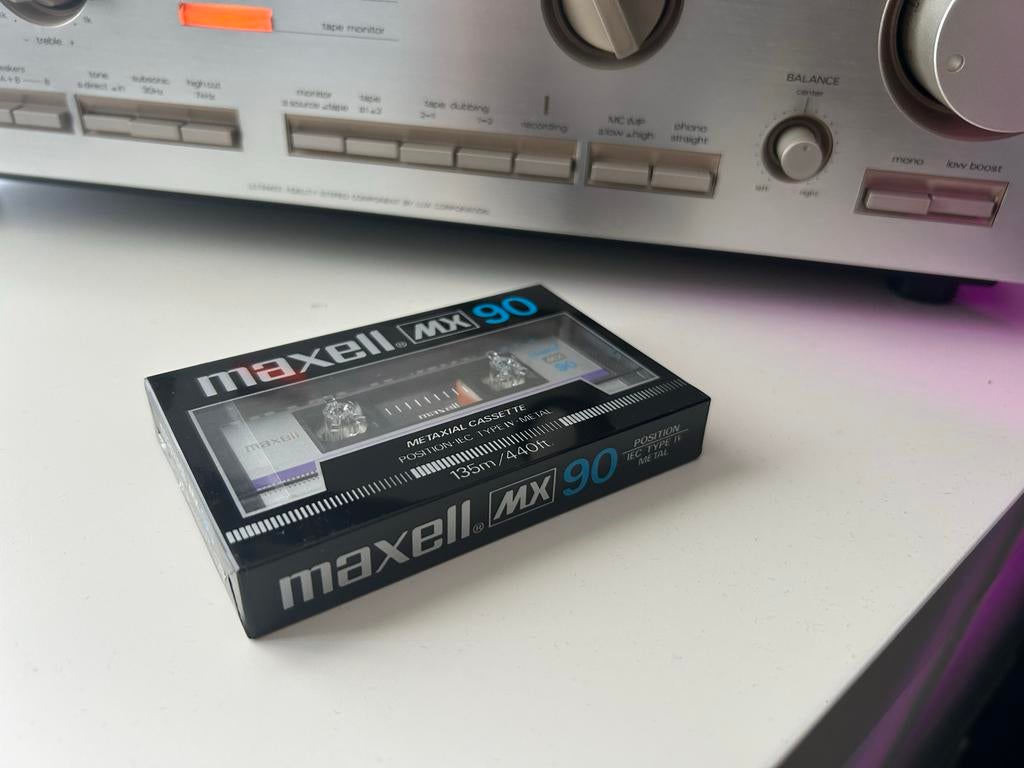 Maxell MX 90 Metaxial Cassette - Nieuw in verpakking, Overige genres, 1 bandje, Ophalen of Verzenden, Nieuw in verpakking