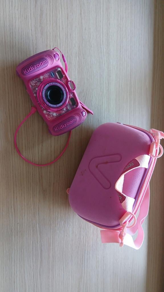 VTech Kidizoom Camera Roze met Opbergtas, Kinderen en Baby's, Speelgoed | Vtech, Gebruikt, 4 tot 6 jaar, Ophalen