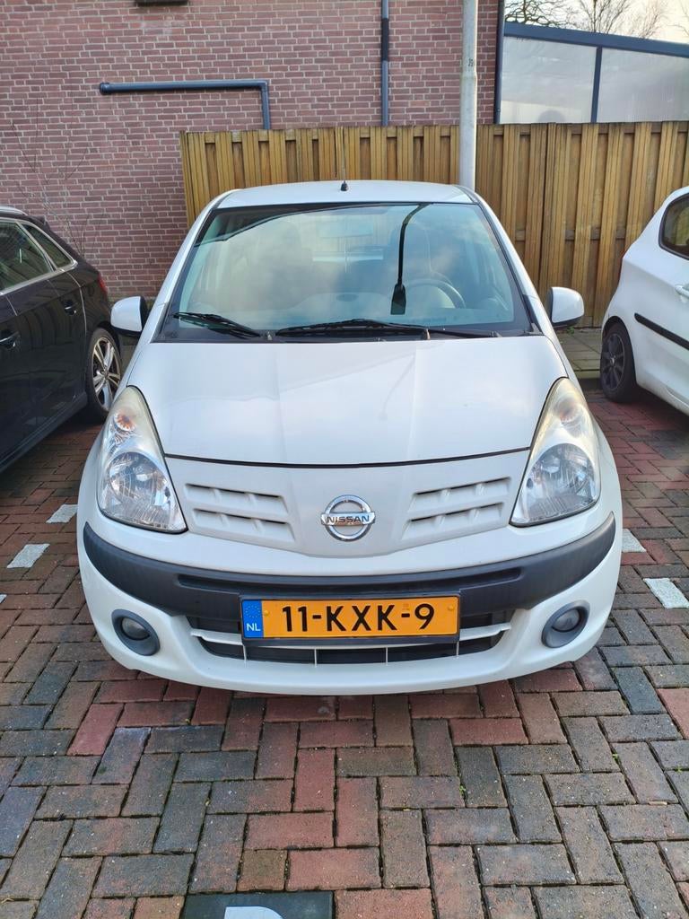 Nissan Pixo 1.0 50KW 5D 2010 Wit, Voorwielaandrijving, Stof, 200 kg, 4 stoelen