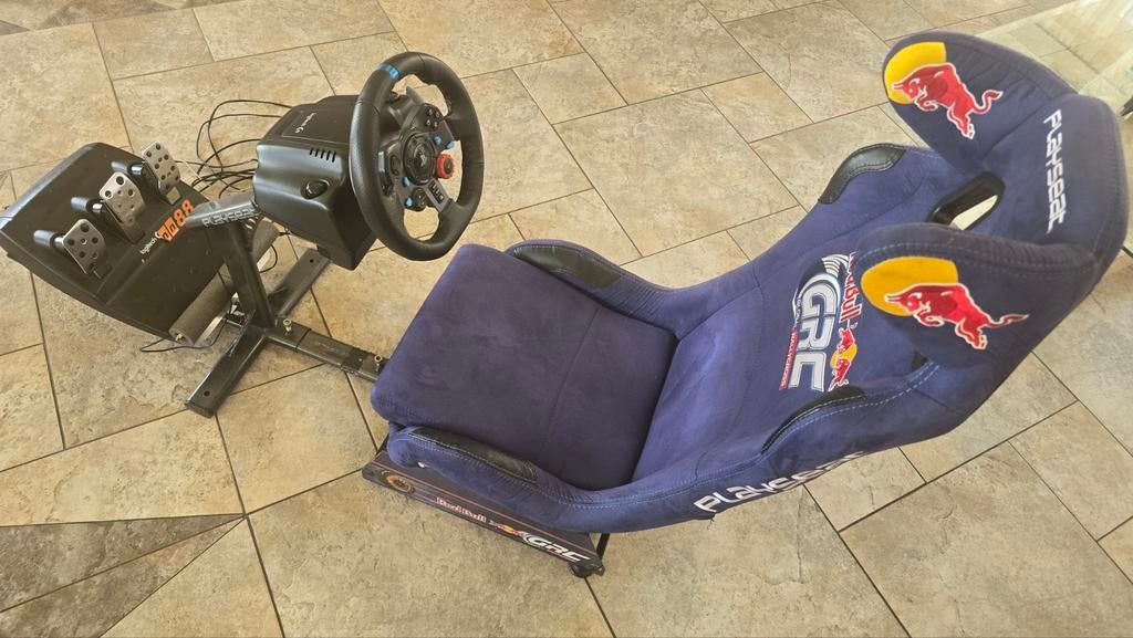 Complete Sim Racing Set – Playseat + Logitech G29, Spelcomputers en Games, Ophalen, Gebruikt