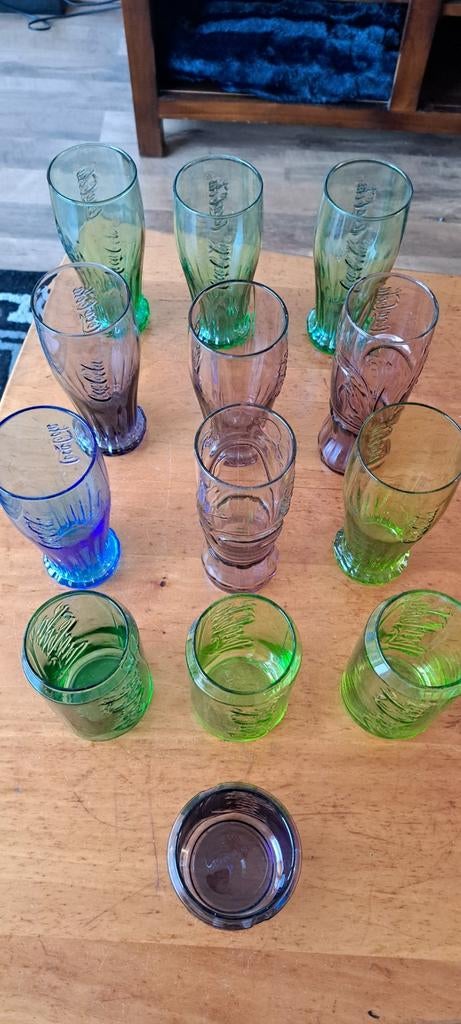 13 Mc Donald's glazen coca cola, Ophalen of Verzenden, Zo goed als nieuw