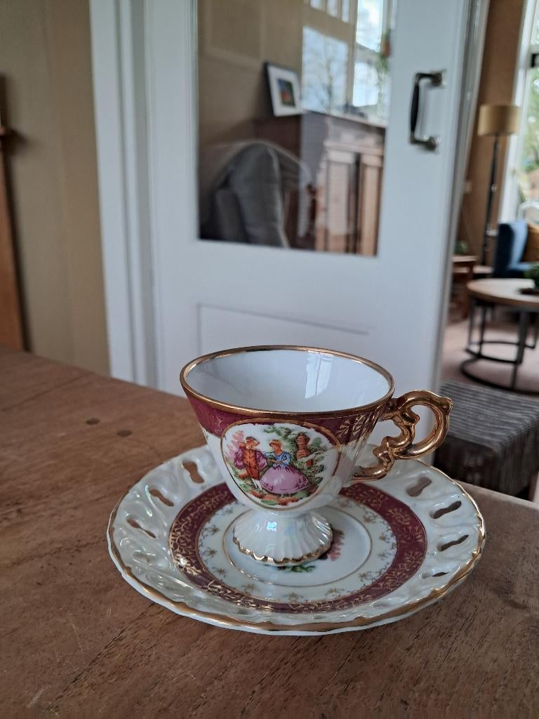 Kop en schotel Fragonard, Ophalen of Verzenden