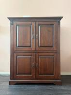 Computerkast bruin hout, Huis en Inrichting, Ophalen, Eikenhout, 70 tot 120 cm, 120 tot 170 cm