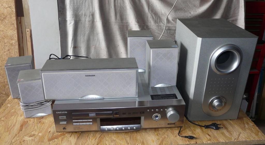 Stereo Receiver met DVD/CD speler, Ophalen, Gebruikt, Tuner of Radio, Overige merken