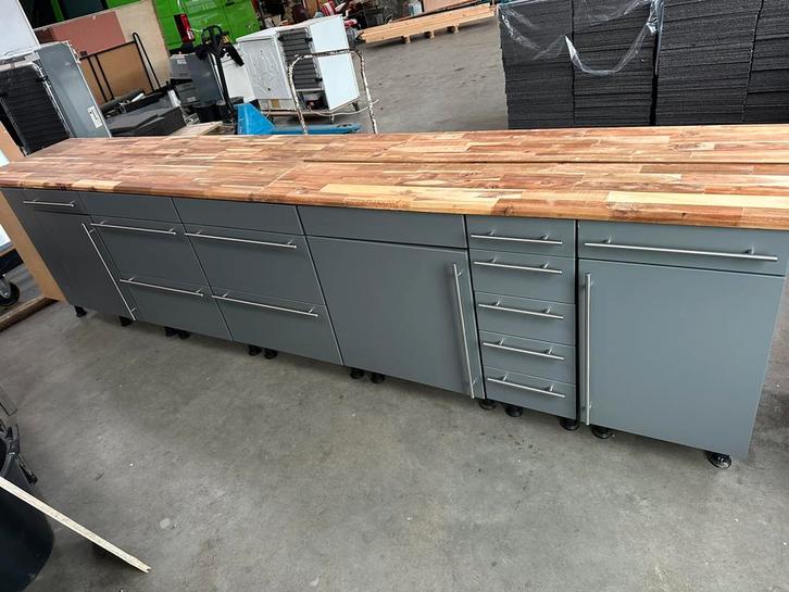 Keuken, Huis en Inrichting, Keuken | Complete keukens, Gebruikt, Overige typen, Overige kleuren, Hout, Ophalen