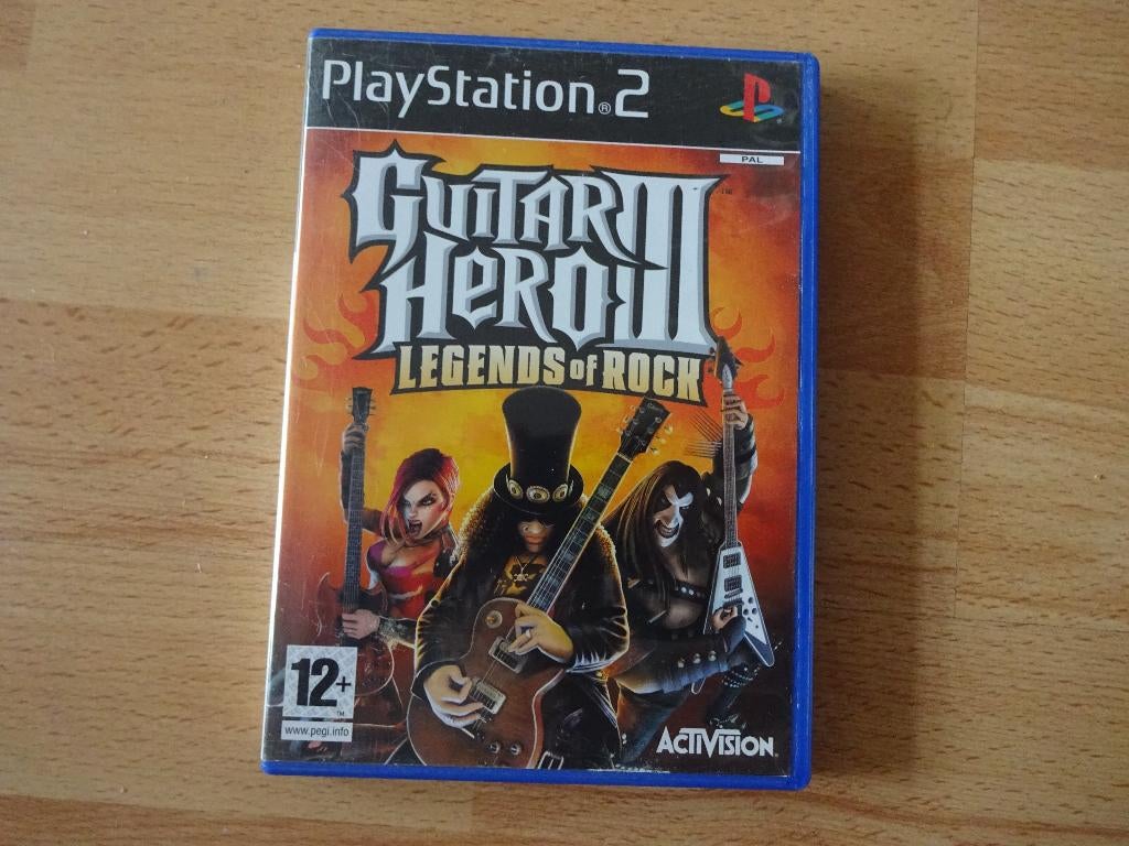 PS2 Guitar Hero III Legends of Rock , Playstation 2 Game, Spelcomputers en Games, Games | Sony PlayStation 2, Muziek, Gebruikt