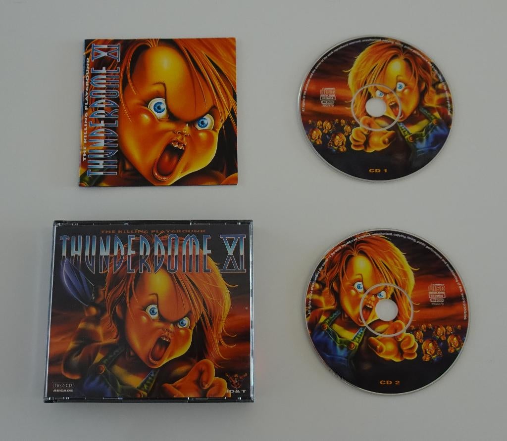 Thunderdome XI : The Killing Playground 2xCD uit 1995, Cd's en Dvd's, Cd's | Dance en House, Ophalen, Zo goed als nieuw