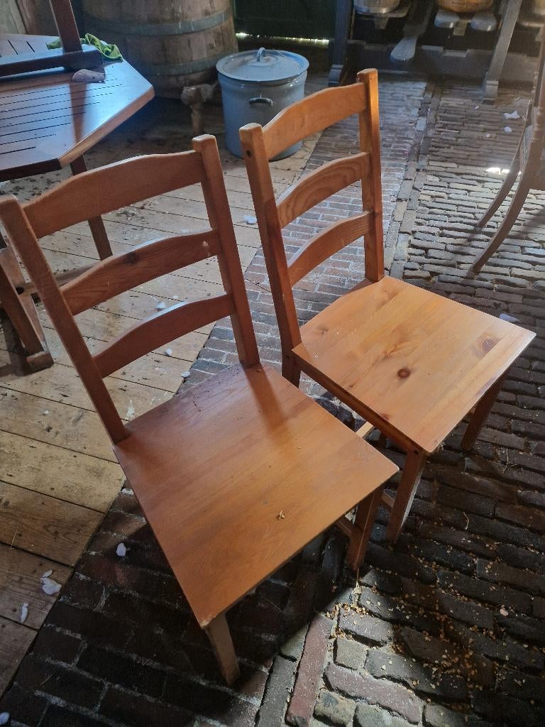 Stoelen Ikea, Ophalen, Bruin, Zo goed als nieuw, Vier