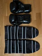 Rumble kickboksen scheenbeschermers luxe zwart maat M, Ophalen, Zo goed als nieuw