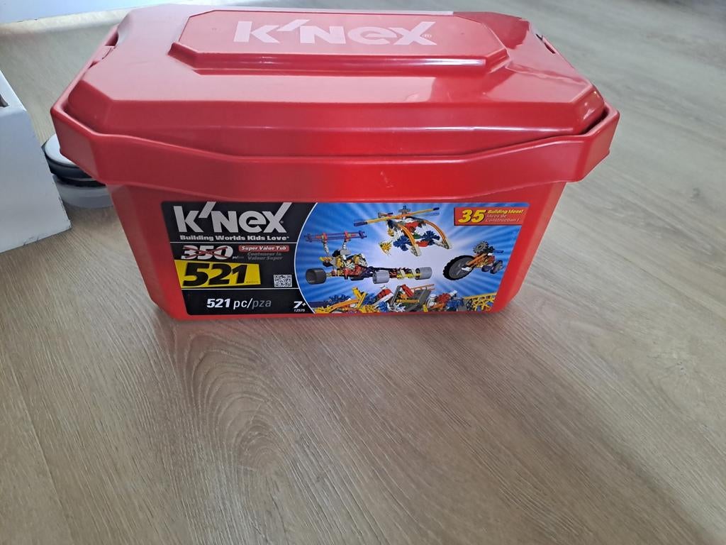 K'nex bouwset in rode opbergdoos, Ophalen of Verzenden, K'nex