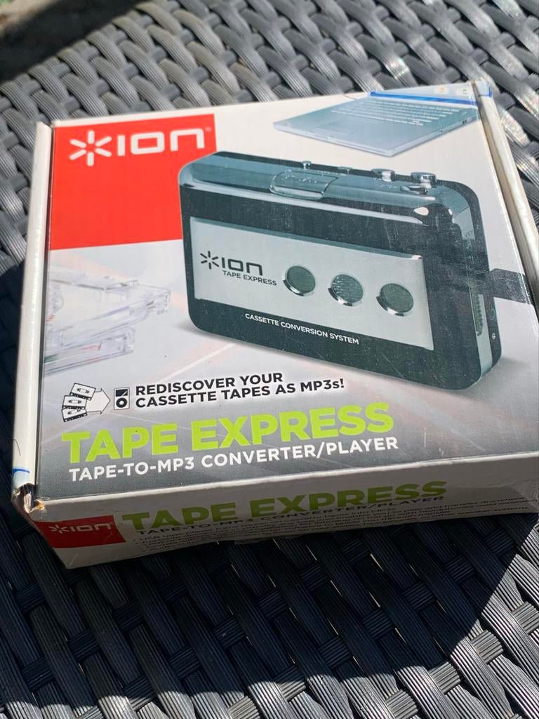 ION Tape Express Cassette naar MP3 Converter/Speler, Ophalen of Verzenden, Enkel, Overige merken, Tape counter