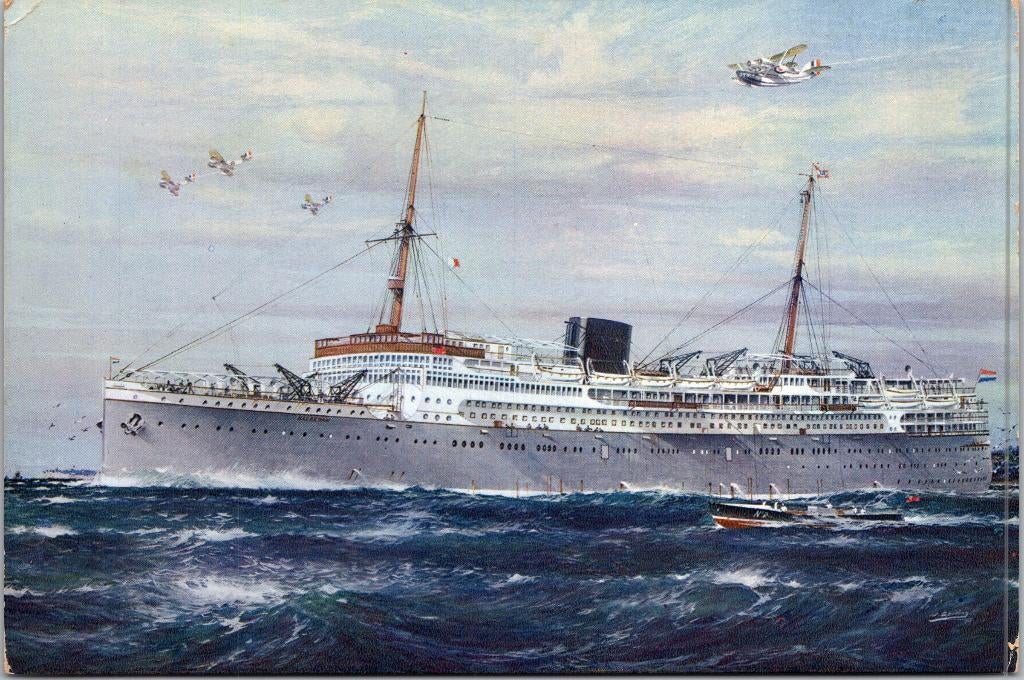 Rotterdam | D.M.S. Baloeran | Rotterdamsche Lloyd, Verzamelen, Verzenden, 1920 tot 1940, Ongelopen, Zuid-Holland