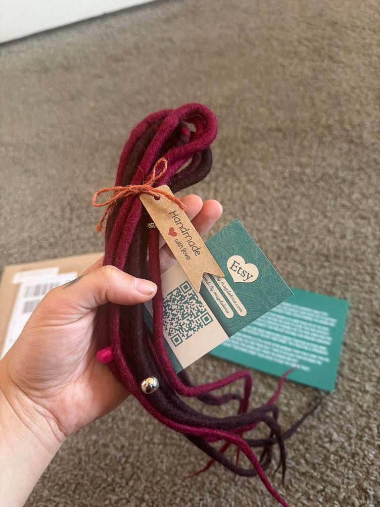 Nieuwe wollen dreads - Nooit gebruikt!, Sieraden, Tassen en Uiterlijk, Uiterlijk | Haarverzorging, Ophalen of Verzenden, Nieuw