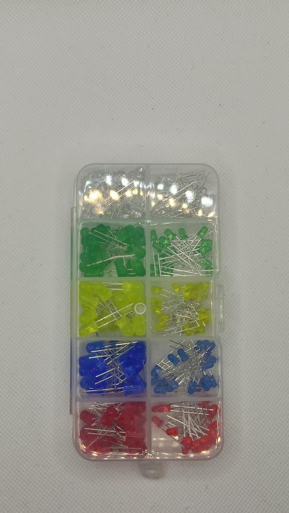Véél 3mm tot 5mm led lampjes - nieuw in doos, Ophalen of Verzenden, Nieuw, Overige typen
