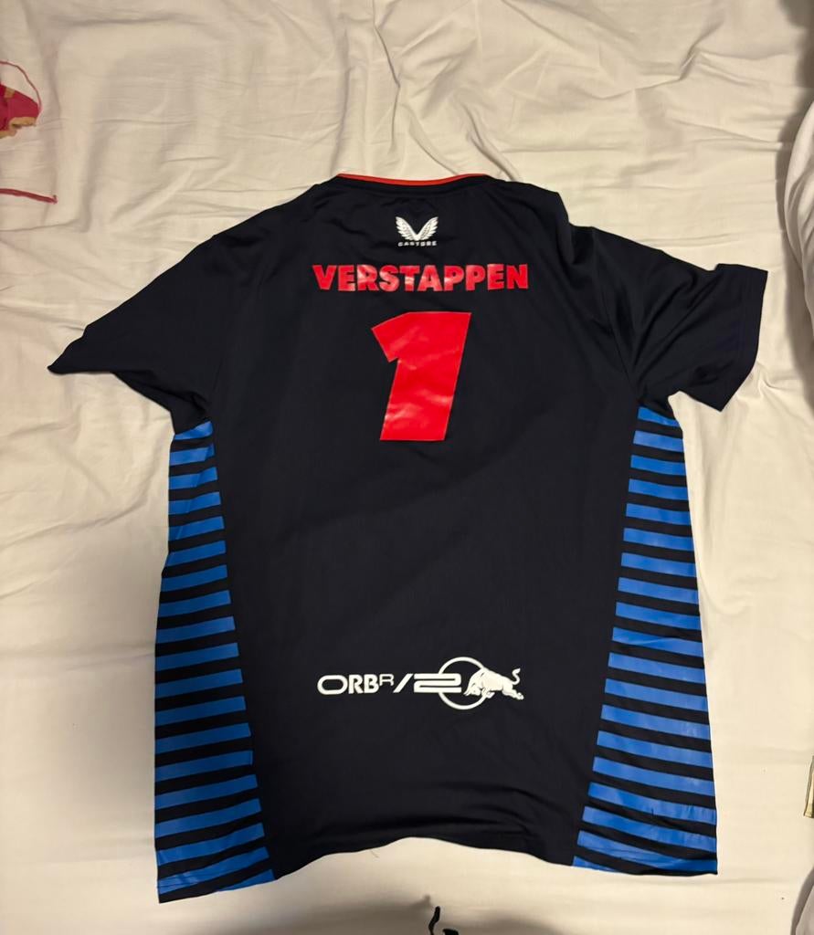 Redbull T-shirt, Ophalen of Verzenden, Zo goed als nieuw, Maat 52/54 (L), Blauw