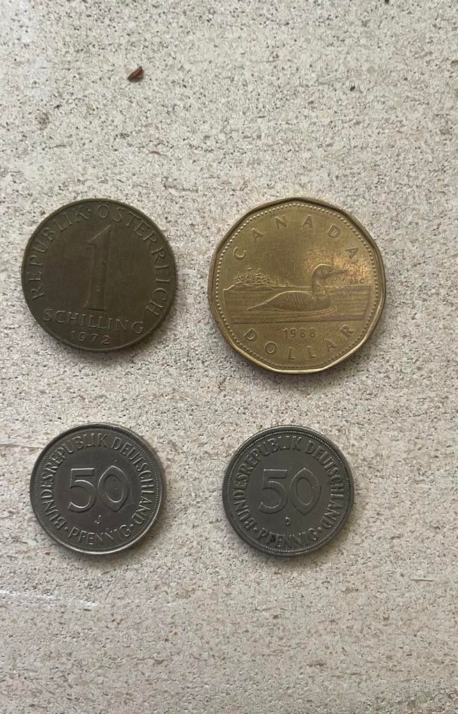Buitenlandse munten. Oostenrijk, Canada en Duitsland, Ophalen of Verzenden, Duitsland