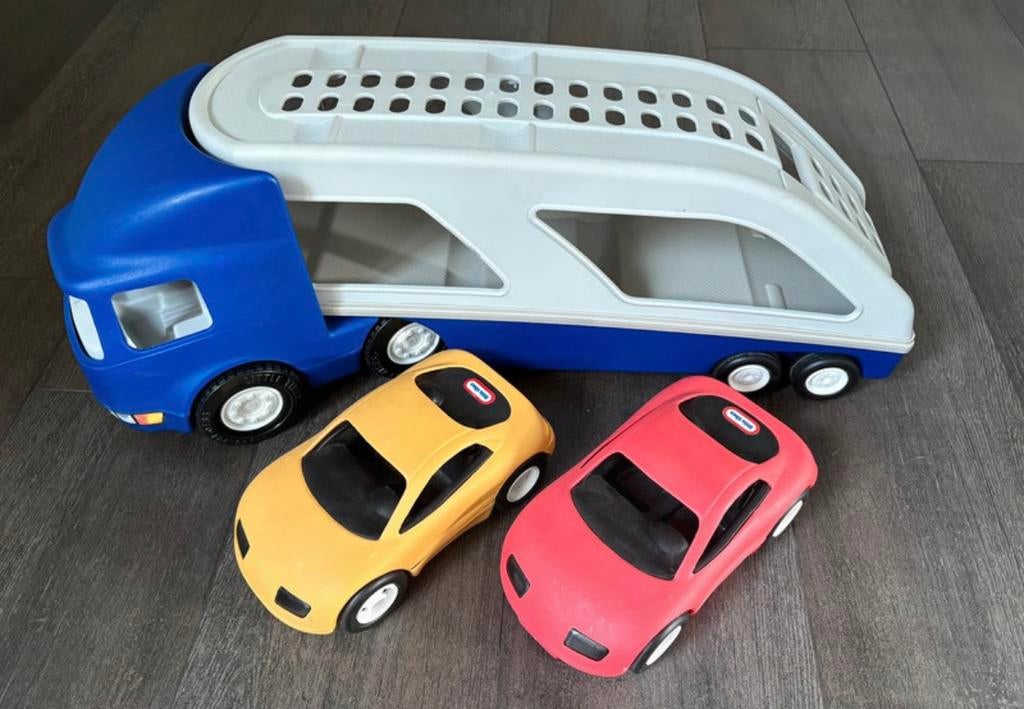 Vrachtwagens Little Tikes Auto Transporter, Kinderen en Baby's, Speelgoed | Speelgoedvoertuigen, Zo goed als nieuw, Ophalen of Verzenden
