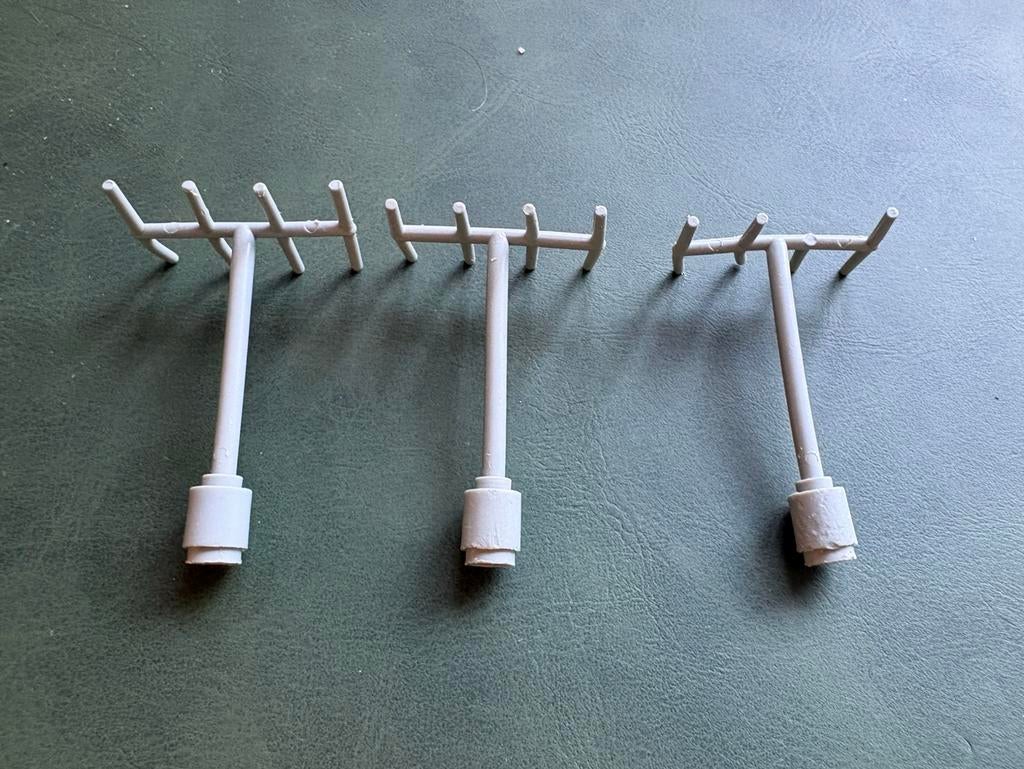 Lego antenne classic space grijs 3 stuks, Lego, Lego, Verzenden, Zo goed als nieuw