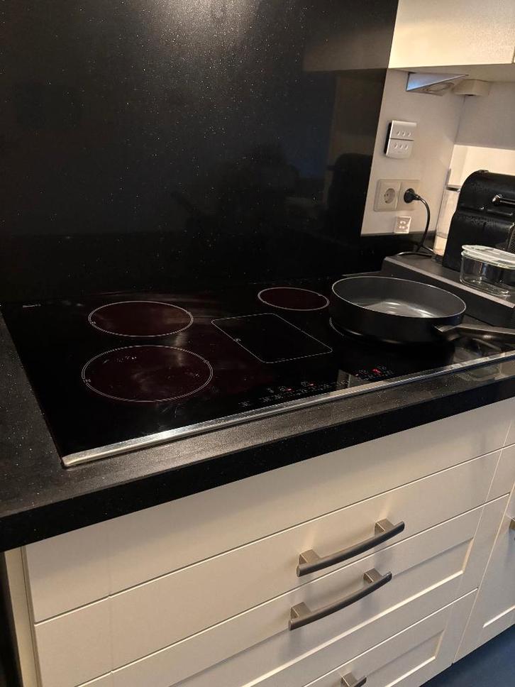 Bosch Inductiekookplaat 80cm (5 zones) – Schott Ceran, Witgoed en Apparatuur, Kookplaten, Zo goed als nieuw, Inbouw, Inductie