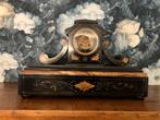 Antiek Marmeren Klokkenstel met Kandelaars, Antiek en Kunst, Ophalen