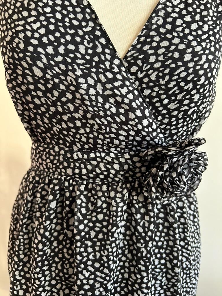 King Louie maat L prachtige elegante zomer jurk 556, Zwart, Maat 42/44 (L), Ophalen of Verzenden, Zo goed als nieuw