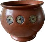 Oude aardewerk keramiek pot China. Chinese munten vaas., Antiek en Kunst, Ophalen